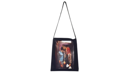 Denim Tote Bag Christiane F. - Black