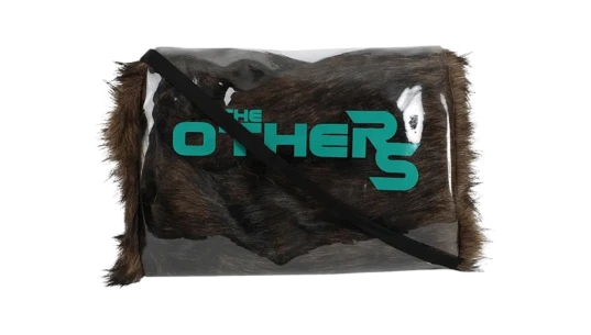 Printed Muff Bag - Transparent/Aqua