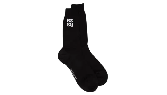 RS Logo Intarsia Socks - Black