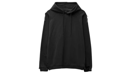 Washed Hoodie - Black/Yellow