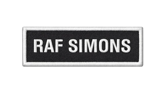 RS Logo Embroided Patch - Black/White