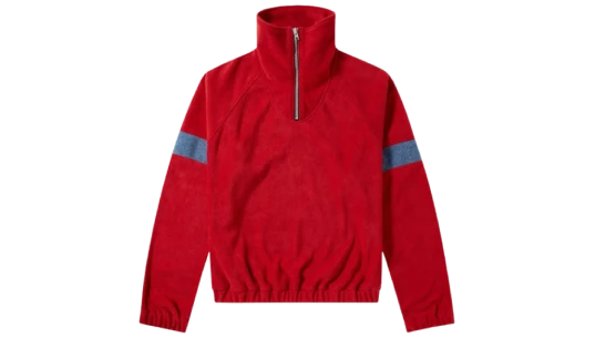 Fleece Track Top - Red