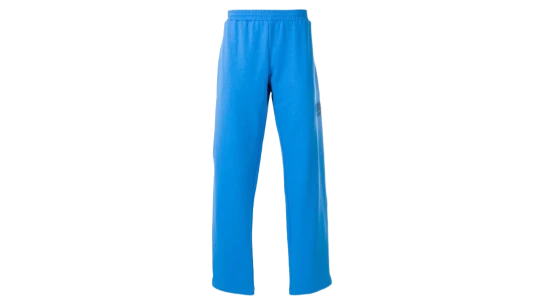 Elasticated Waist Cotton Trousers - Blue