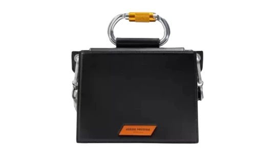 Carabiner Leather Bag - Black