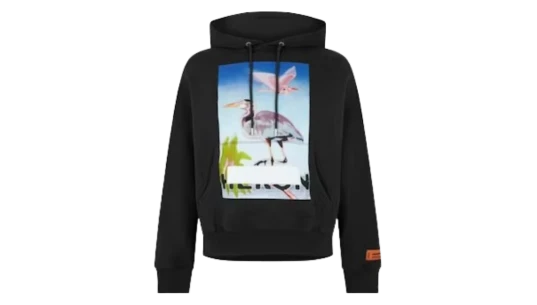 Censored Heron Logo Hoodie - Black