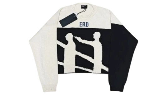 Decay Sweater - White/Black