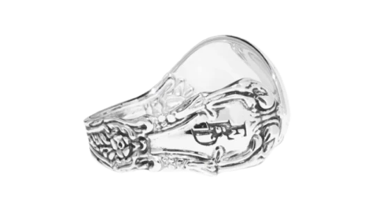 Silver Spoon Arm Cuff - Sterling Silver