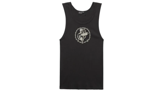 Tank Top T-Shirt - Black/White