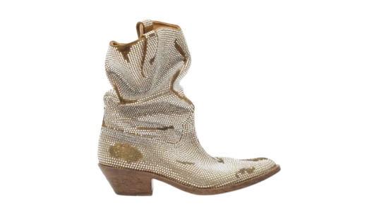 Tabi 55mm Slouchy Western Boots - Brown