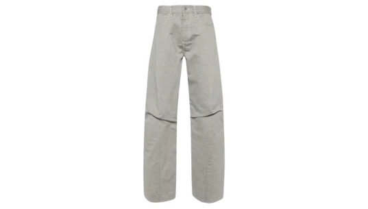 5 Pockets Straight-Leg Jeans - Light Grey
