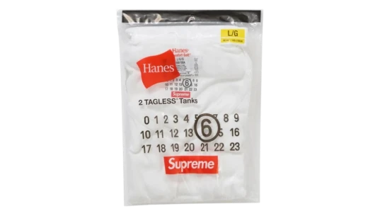 MM6 Hanes Tagless Tank Top (2 Pack) - White