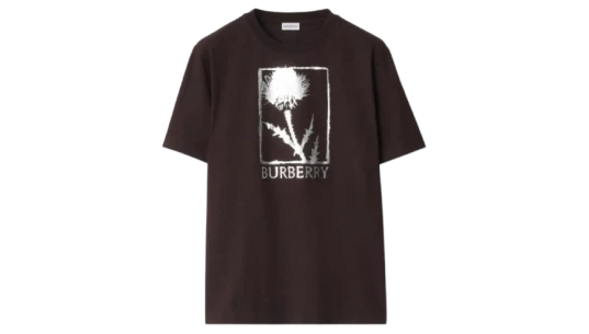 Thistle Cotton T-Shirt - Clove Brown