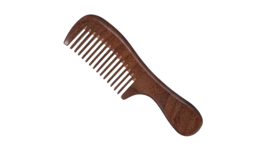 Natural Sandalwood Comb - Brown