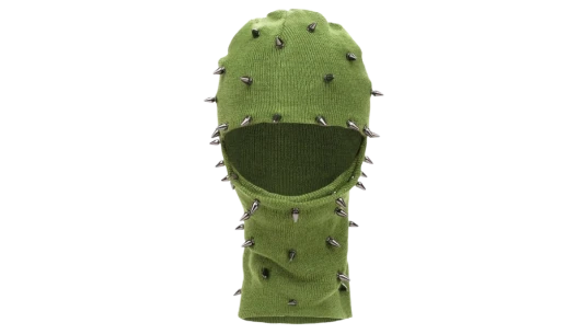 Studded Balaclava - Green