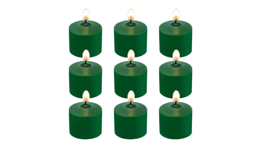 8 Hour Votive Candles - Green