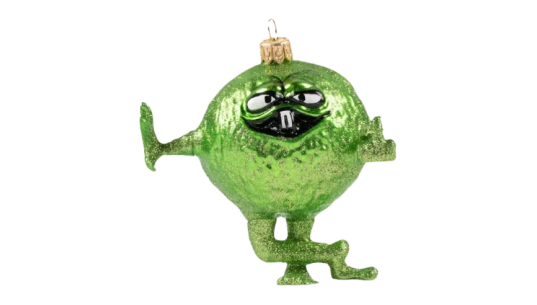 Camacho Glass Ornament - Green