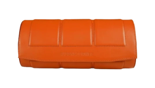 Leather Nitro 3 Watch Case - Orange