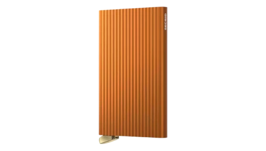 Fluted Aluminium Cardprotector - Orange