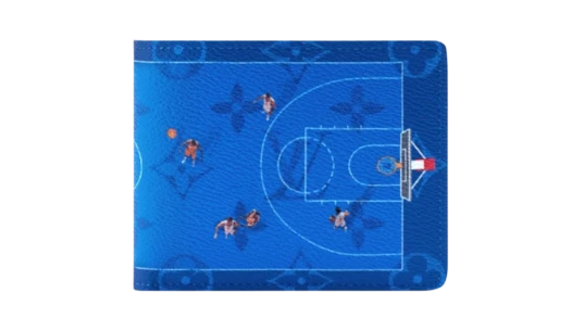 Basketball Slender Wallet - Blue