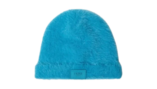 Beanie Faux Fur Hat - Turquoise
