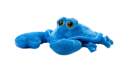 Crab Plush Toy - Blue