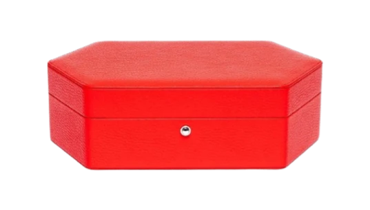 Portobello 3-Watch Box - Red