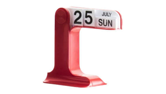 Timor Perpetual Calendar - Red