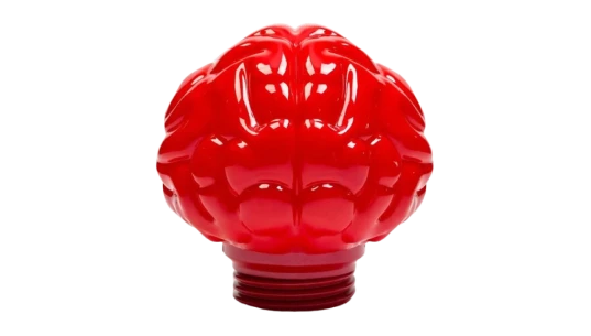 Brain Lamp - Red