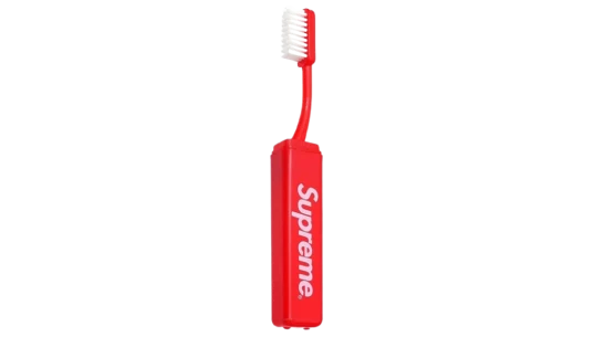 Logo Print Toothbrush FW17 - Red