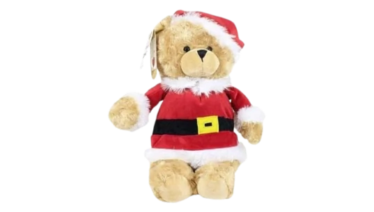 Joyous Santa Bear