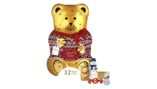 Lindt Teddy Christmas Advent Calendar Candy Box 205g