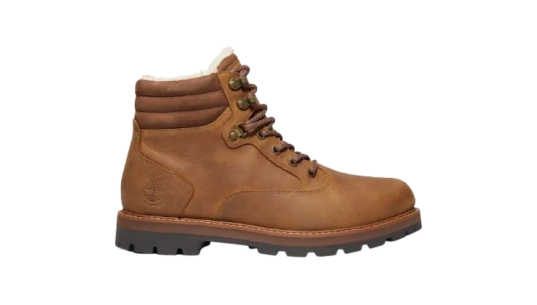 Britton Road Warm-Lined Waterproof Boot - Medium Brown Full-Grain