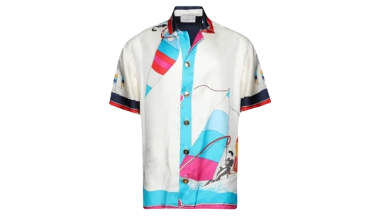 Odilon Silk Short-Sleeved Shirt - Multicolor