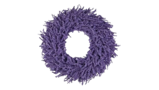 Lavender Artificial Floral Spring Wreath 28" Unlit