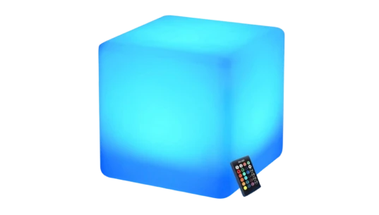 16" Rechargeable LED Cube RGB