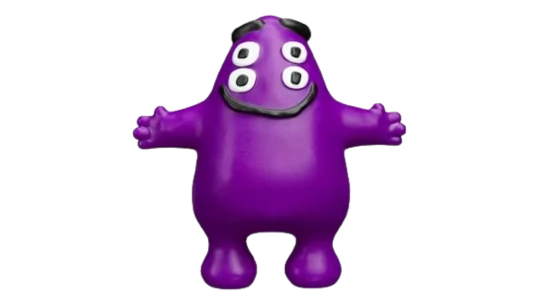 Grimace Figure - Purple