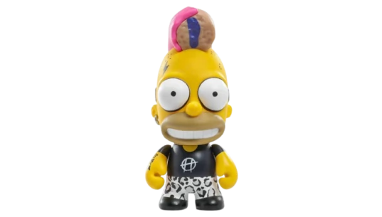 2025 Con Exclusive: Donut Riot Punk Homer 3" Mini Figure LE
