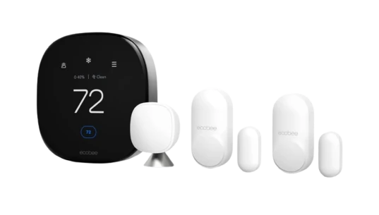 Smart Thermostat With Siri & Alexa - Black