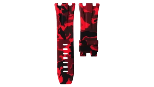 44mm Audemars Piguet Royal OAK Offshore Watch Strap - Red