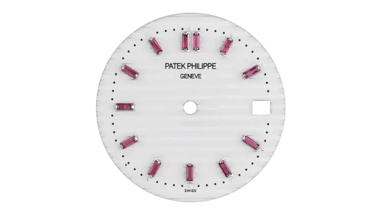 White Dial For Patek Philippe 5711 (Red Hours)