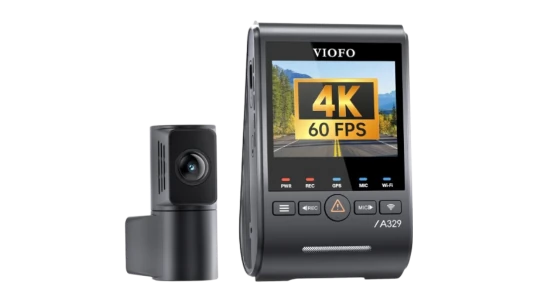 A329S 4K 60FPS Dash Cam Front & Rear