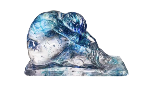 Female Nude - Blue/Light Blue