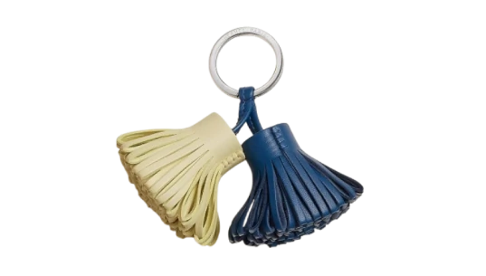 Carmen Uno-Dos Key Ring - Bleu Tie/Jaune Milton