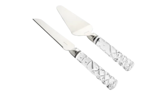 Crystal Celebrations Cake Knife & Server