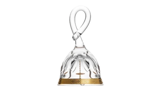 Lady Hamilton Bell 13.5 cm - Clear/Gold