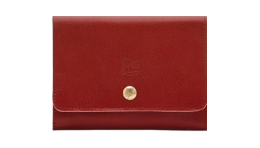 Alberese Wallet In Leather - Red