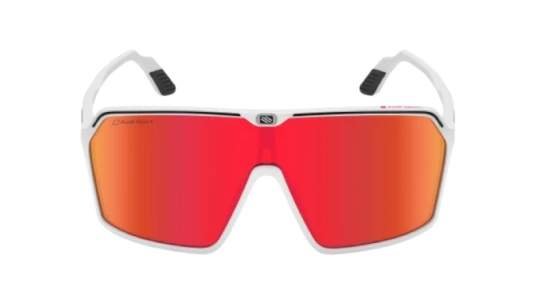 Sport Sunglasses Mirror Kens - White/Red