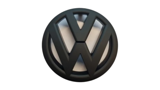 VW GOLF VI (2008-2014) Front Badge 13,5cm - Black Matte