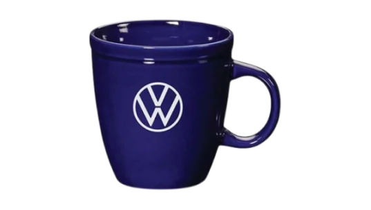 VW Mug 560ml - Blue/White