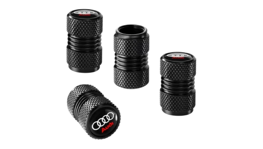 Tire Valve Stem Cap Cover for Audi A,Q,RS Series 4 Pack